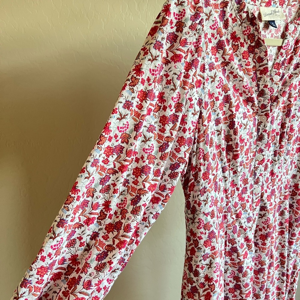 Floral Button-Up Dress